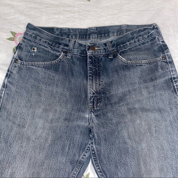 dark washed grey bootcut lee jeans 🔗 - Picture 4 of 5